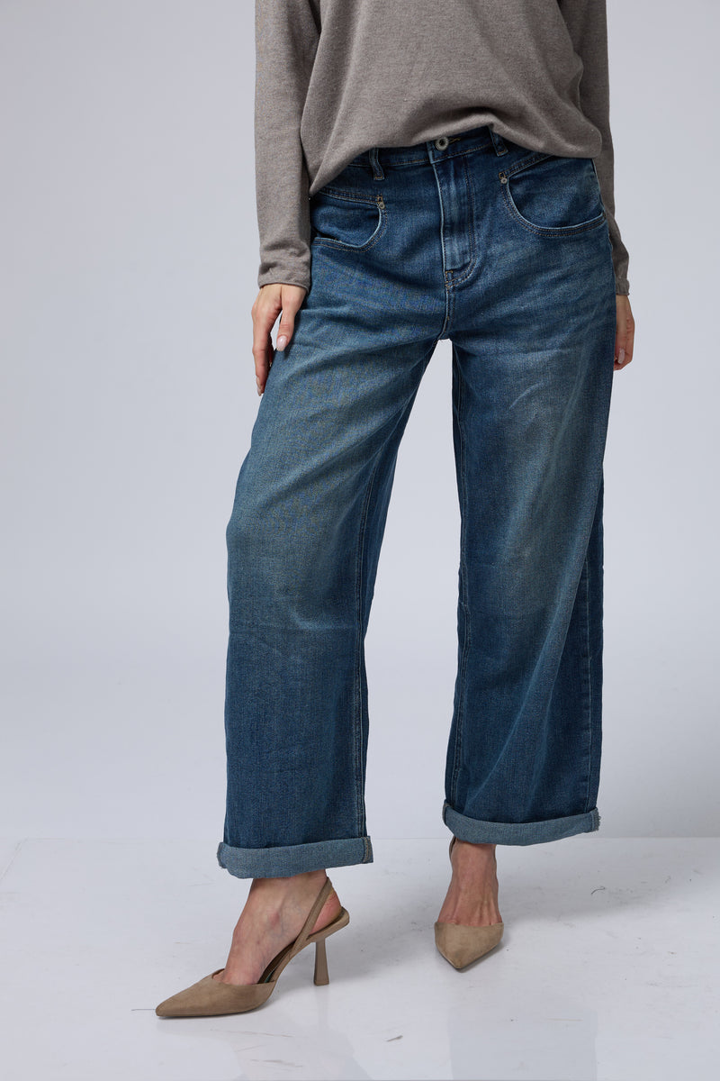 WEST ג'ינס רחב כיס