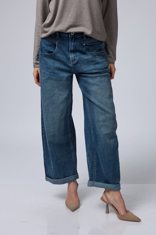 WEST ג'ינס רחב כיס