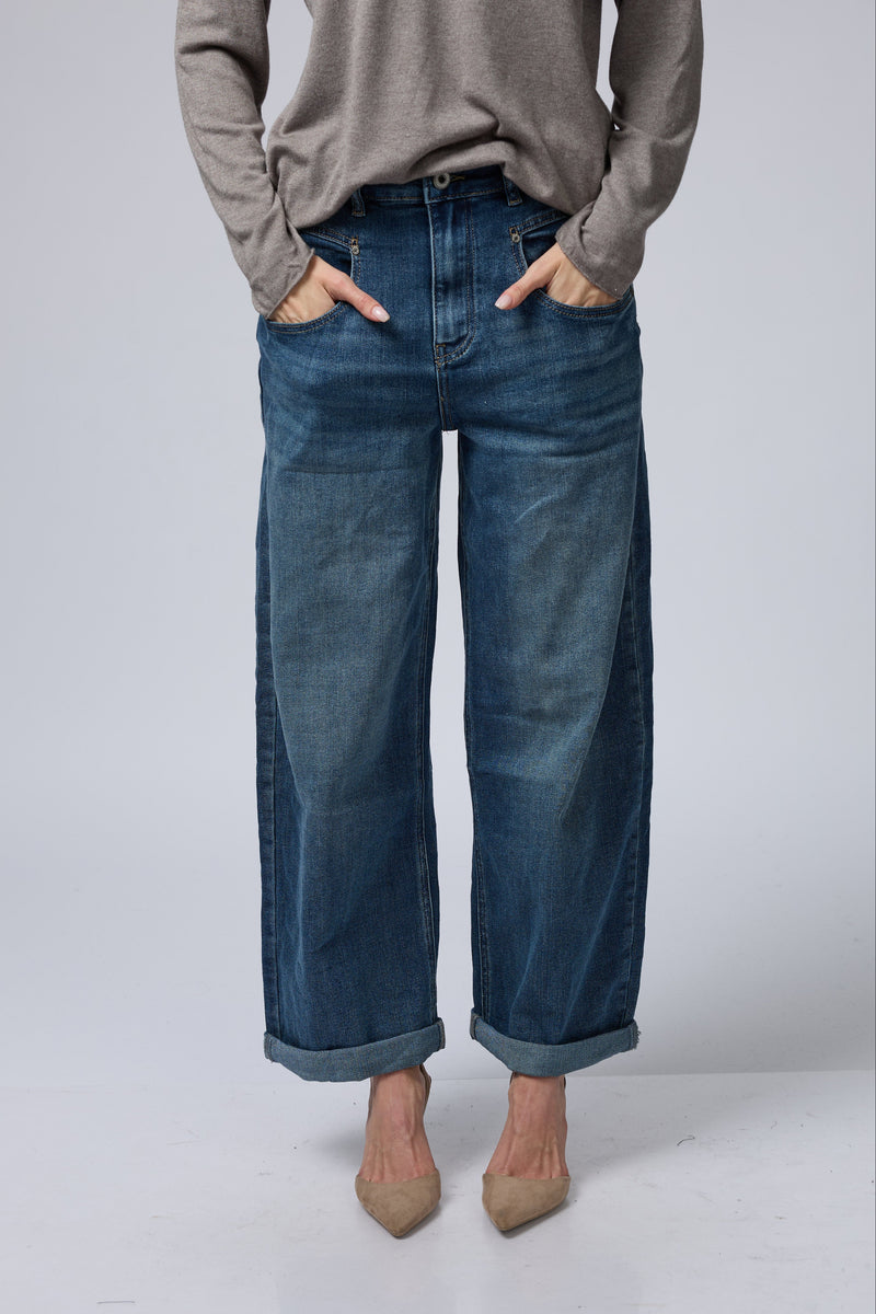 WEST ג'ינס רחב כיס