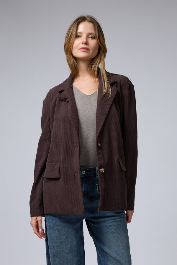 OVER ג'קט קורדרוי