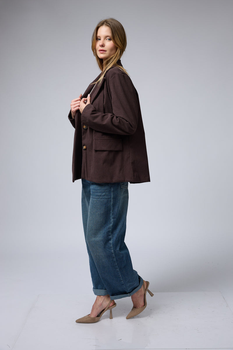 OVER ג'קט קורדרוי