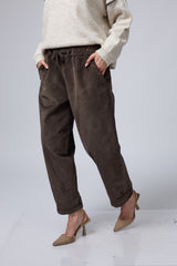 מכנס גומי קטיפה