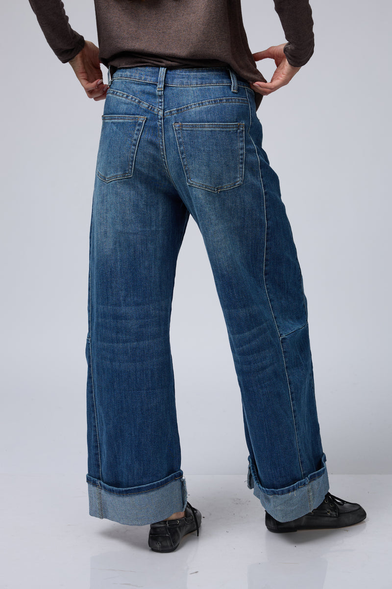 ג'ינס רכיבה קיפול