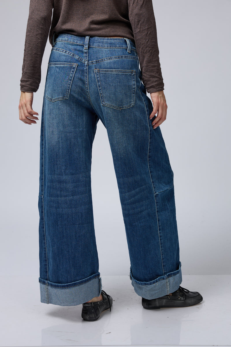 ג'ינס רכיבה קיפול