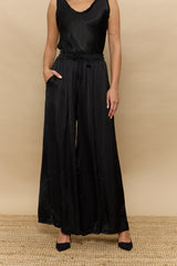 מכנס סאטן רחב