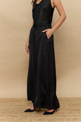 מכנס סאטן רחב